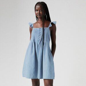 Levi's Katrina Flutter Sleeve Dress Size Small NWT